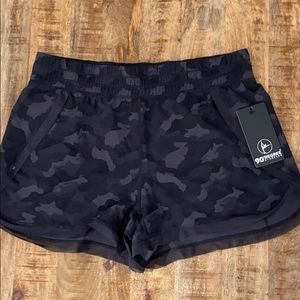 90 Degree by Reflex Mesh hem athletic shorts